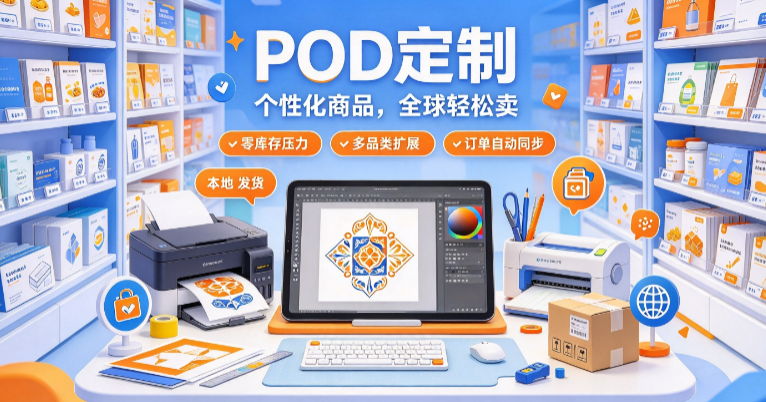 跨境电商POD定制工艺怎么选？DTG、UV、热转印与刺绣
