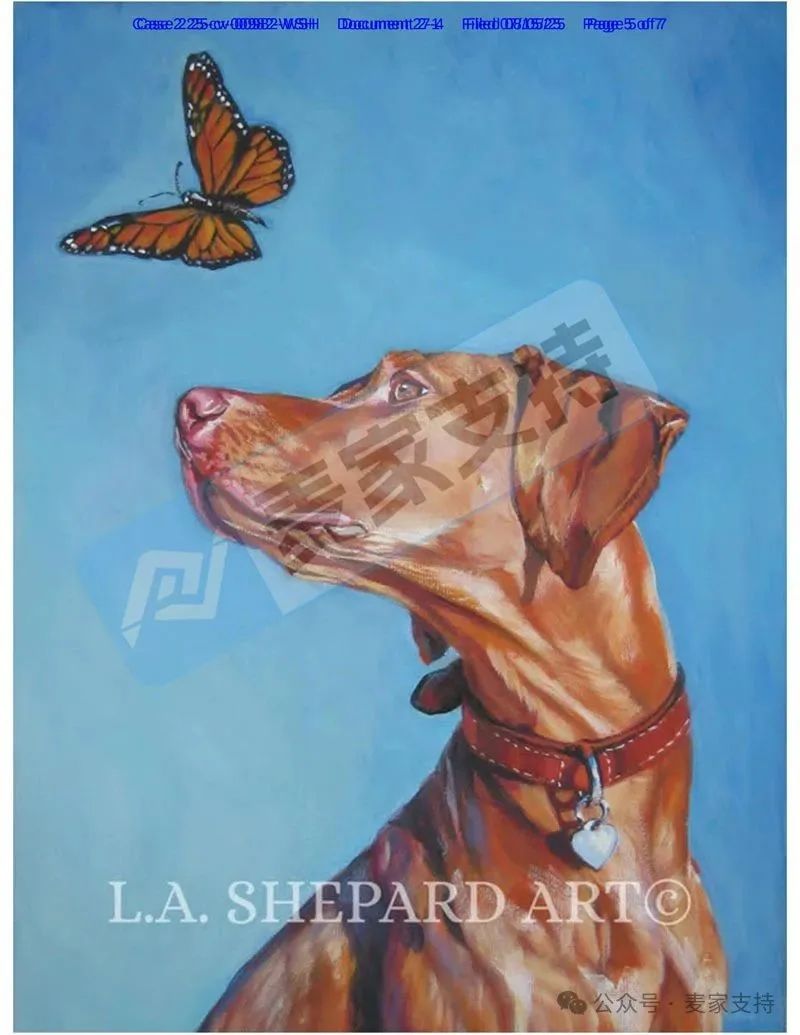 5-cv-00982，203店涉案被TRO冻结的狗狗版权，维权细节出炉啦！