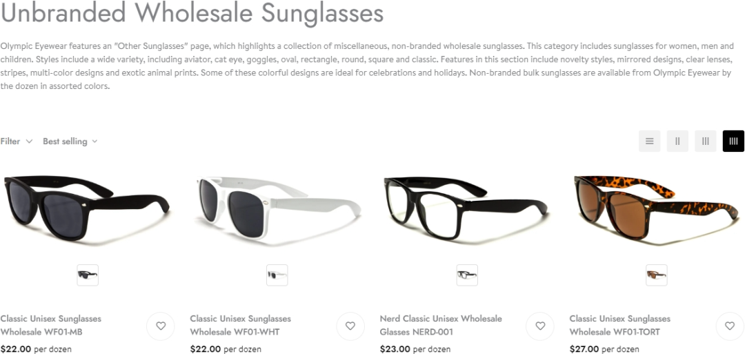 独立站优秀案例分析：太阳眼镜供应商如何提高市场竞争力？