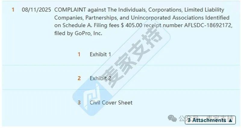 5-cv-23598,TRO冻结倒计时!GoPro时隔18个月再出手,跨境卖家速响应