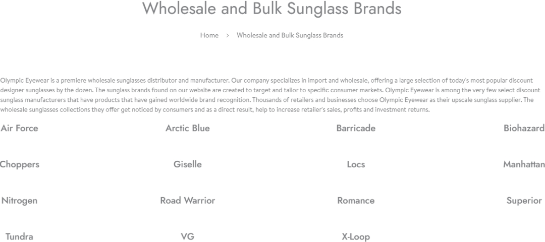 独立站优秀案例分析：太阳眼镜供应商如何提高市场竞争力？