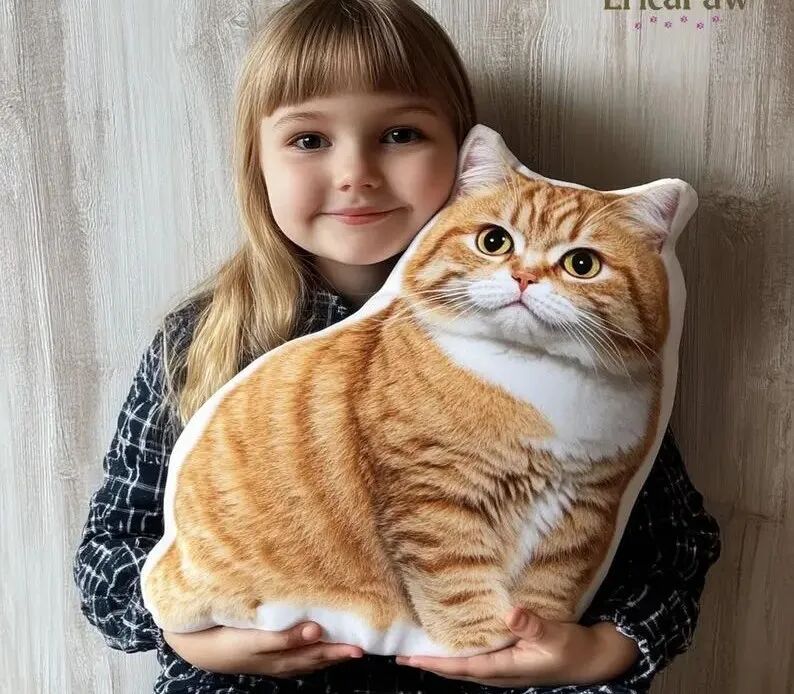 custom printed pet pillow