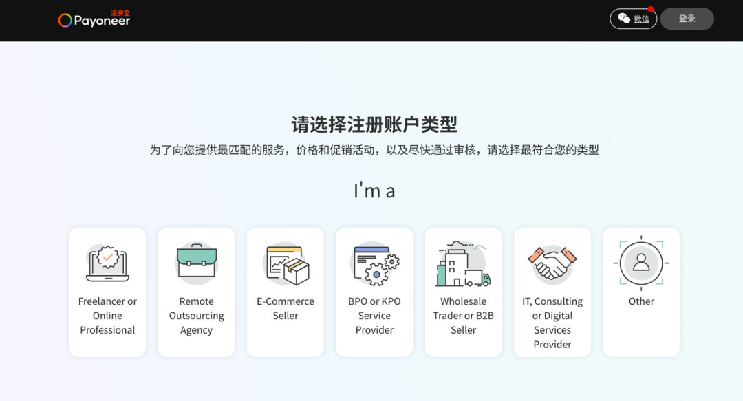 派安盈payoneer如何注册