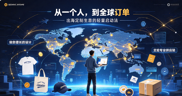 一个人如何做出海定制生意？POD零库存创业完全指南